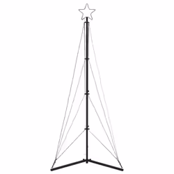 vidaXL Christmas Tree Light 363 LEDs Warm White 182 cm Christmas light - cold white - Additional view 6