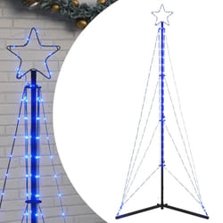 vidaXL Christmas Tree Light 363 LEDs Warm White 182 cm Christmas light - blue