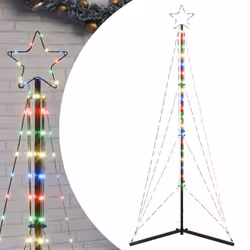 vidaXL Christmas Tree Light 363 LEDs Warm White 182 cm Christmas light - multicolour