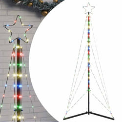 vidaXL Christmas Tree Light 363 LEDs Warm White 182 cm Christmas light - multicolour