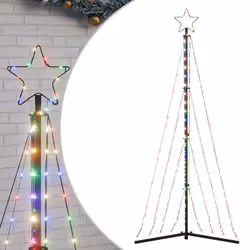 vidaXL Christmas Tree Light 339 LEDs Cold White 187 cm Christmas light - multicolour