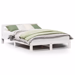 VidaXL 855571, White, 124 cm, 193.5 cm, 65.5 cm, 1200 x 1900 mm, 1 pc(s)