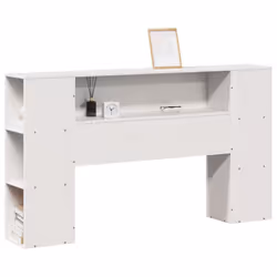 VidaXL 855625, White, Pinewood, 160 cm, 1660 mm, 82 cm, 240 mm