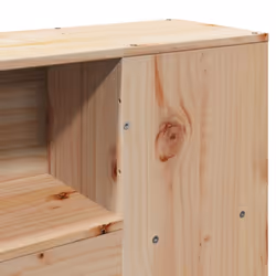 vidaXL Headboard with Storage Bed Header Bed Headboard 140 cm Solid Wood Pine - Additional view 7