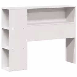 vidaXL Headboard with Storage Bed Headboard Decor White 90 cm Solid Wood Pine