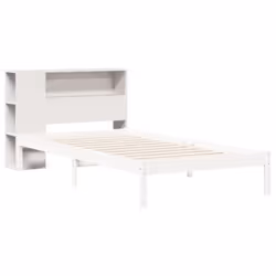vidaXL Headboard with Storage Bed Headboard Decor White 75 cm Solid Wood Pine - Additional view 6