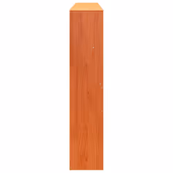 vidaXL Headboard with Storage Bed Headboard Wax Brown 200 cm Solid Wood Pine - Additional view 4