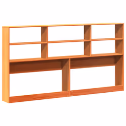 vidaXL Headboard with Storage Bed Headboard Wax Brown 180 cm Solid Wood Pine - Additional view 5