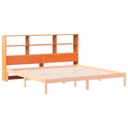 vidaXL Headboard with Storage Bed Headboard Wax Brown 180 cm Solid Wood Pine - Additional view 6