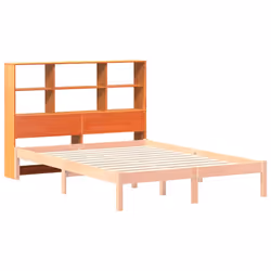 vidaXL Headboard with Storage Bed Headboard Wax Brown 160 cm Solid Wood Pine - Additional view 6