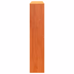 vidaXL Headboard with Storage Bed Headboard Wax Brown 120 cm Solid Wood Pine - Additional view 4
