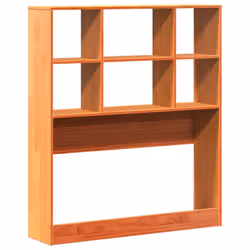vidaXL Headboard with Storage Bed Headboard Wax Brown 100 cm Solid Wood Pine - Additional view 5