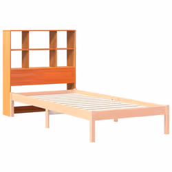 vidaXL Headboard with Storage Bed Headboard Wax Brown 100 cm Solid Wood Pine - Additional view 6