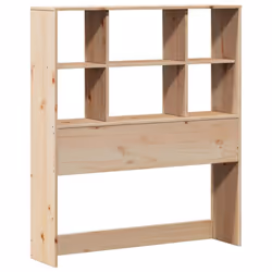 vidaXL Headboard with Storage Bed Header Bed Headboard 90 cm Solid Wood Pine