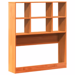 vidaXL Headboard with Storage Bed Headboard Wax Brown 75 cm Solid Wood Pine - Additional view 5
