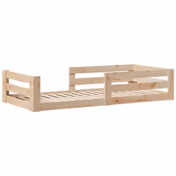 vidaXL Bed Frame without Mattress Bed Base Bedstead 80x200 cm Solid Wood Pine