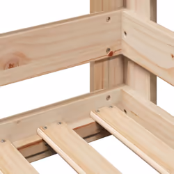 vidaXL Bed Frame without Mattress Bed Base Bedstead 80x200 cm Solid Wood Pine - Additional view 6