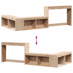VidaXL 855756 nightstand/bedside table - Additional view 7