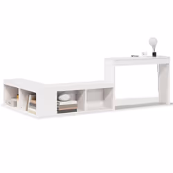 VidaXL 855757, White, Pinewood, 2220 mm, 1070 mm, 750 mm, 1 pc(s)