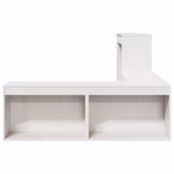 VidaXL 855760 nightstand/bedside table White - Additional view 5