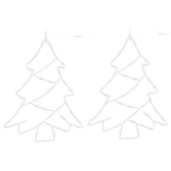 vidaXL Christmas Lights Christmas Decoration Fairy Light 2 pcs Warm White - Tree