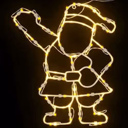 vidaXL Christmas Lights Christmas Decoration Fairy Light 2 pcs Warm White - Santa - Additional view 7