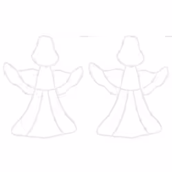 vidaXL Christmas Lights Christmas Decoration Fairy Light 2 pcs Warm White - Angel