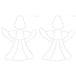 vidaXL Christmas Lights Christmas Decoration Fairy Light 2 pcs Warm White - Angel