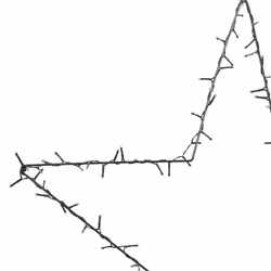 vidaXL Christmas Light Decorations Stake Light with Spikes Star Decor 50 LEDs - 90 x 87 cm - Additional view 6
