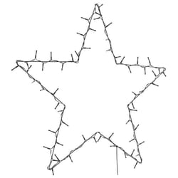 vidaXL Christmas Light Decorations Stake Light with Spikes Star Decor 50 LEDs - 60 x 59 cm