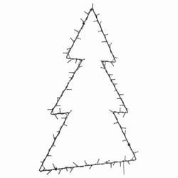 vidaXL Christmas Light Decorations Stake Light with Spikes Tree Decor 50 LEDs - 63 x 90 cm