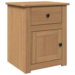 vidaXL Bedside Cabinet Nightstand Bed Side Table Bed Cabinet Solid Wood Pine