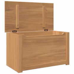 vidaXL Storage Chest with Lid Home Organiser Toy Storage Box Solid Wood Pine - Additional view 4