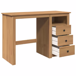 vidaXL Desk Writing Desk Study Working Table Computer Table Solid Wood Pine - Additional view 4