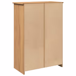 vidaXL Shoe Cabinet Shoe Storage Cupboard Shoe Shelf Holder Solid Wood Pine - Additional view 6
