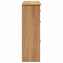 vidaXL Shoe Cabinet Shoe Storage Cupboard Shoe Shelf Holder Solid Wood Pine - Additional view 5