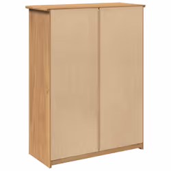 vidaXL Shoe Cabinet Shoe Storage Cupboard Shoe Shelf Holder Solid Wood Pine - Additional view 6