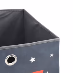 vidaXL Foldable Storage Boxes Storage Cube Storage Organiser Non-woven Fabric - grey, 10 pcs - Additional view 5
