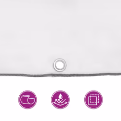vidaXL Plant CoverÃÂ with Eyelets 1x4 m Polyethylene cover for garden bed - 1 x 3 m - Additional view 8