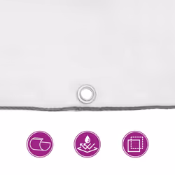 vidaXL Plant CoverÃÂ with Eyelets 1x4 m Polyethylene cover for garden bed - 2 x 4 m - Additional view 8