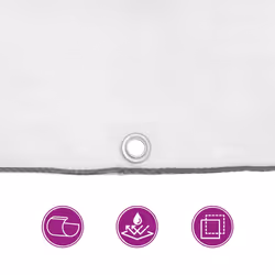 vidaXL Plant CoverÃÂ with Eyelets 1x4 m Polyethylene cover for garden bed - 2 x 8 m - Additional view 8
