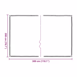 vidaXL Plant CoverÂ with Eyelets 2x3 m Polyethylene cover for garden bed - Additional view 9