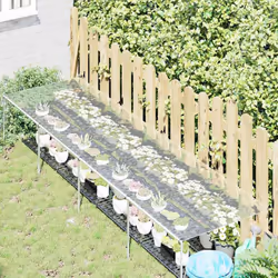 vidaXL Plant Cover with Eyelets 1x5 m PVC cover for garden bed crop cover - Additional view 2