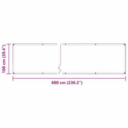 vidaXL Plant Cover with Eyelets 1x6 m PVC cover for garden bed crop cover - Additional view 8
