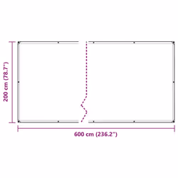 vidaXL Plant Cover with Eyelets 2x6 m PVC cover for garden bed crop cover - Additional view 8