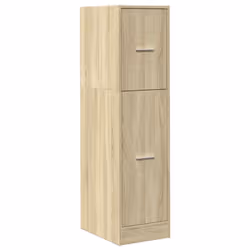 vidaXL Apothecary Cabinet Storage Cabinet Apothecary Cupboard Engineered Wood - sonoma oak, 30 x 41 x 118 cm - Additional view 2