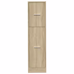 vidaXL Apothecary Cabinet Storage Cabinet Apothecary Cupboard Engineered Wood - sonoma oak, 30 x 41 x 118 cm - Additional view 4