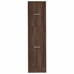 vidaXL Apothecary Cabinet Storage Cabinet Apothecary Cupboard Engineered Wood - brown oak, 30 x 41 x 118 cm - Additional view 4