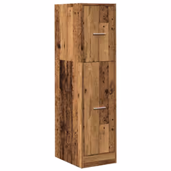 vidaXL Apothecary Cabinet Storage Cabinet Apothecary Cupboard Engineered Wood - old wood, 30 x 41 x 118 cm