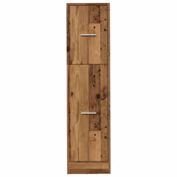 vidaXL Apothecary Cabinet Storage Cabinet Apothecary Cupboard Engineered Wood - old wood, 30 x 41 x 118 cm - Additional view 4